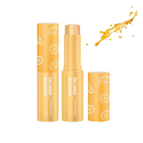 Lápiz de suero de vitamina C para la cara, bálsamo blanqueador de ojos, suero corporal brillante contra las arrugas, equilibra el tono de la piel, suaviza las líneas finas, hidrata la piel (2 unidades