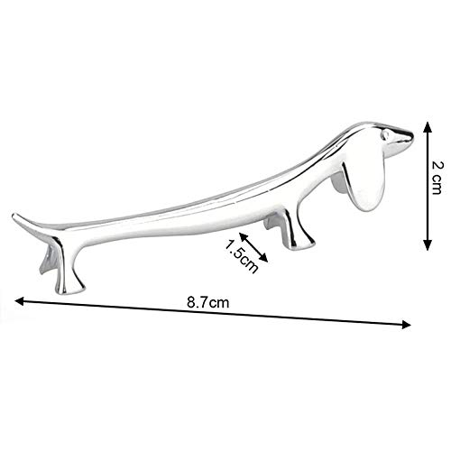 Miniatura 3 de Xlkj 6 Pcs Soporte Para Palillos, Palillos Descansa, Soporte Para Cuchillo De Aleación De Zinc, Soporte Para Palillos De Mesa Para Restaurante