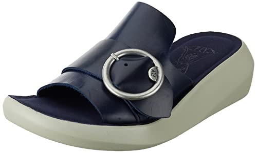 Fly London Femme Beyd925fly Sandale compensée en cuir noir