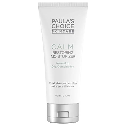 Paula's Choice Calm Lätt Ansiktscreme - Natt Kräm Återfuktar och Lugnar Känslig, Rod, Irriterad Hud - med Betaglukan - Blandad till Fet Hud - 60 ml
