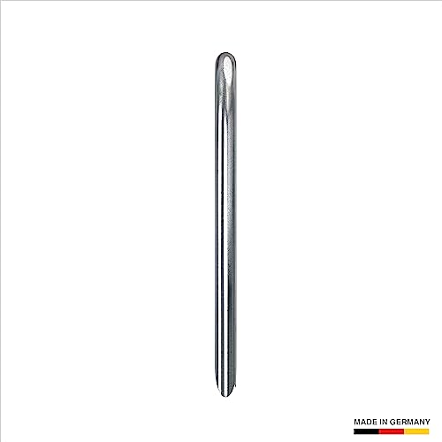 100 Stück Stahlkrampen 2,5x12x25mm – MADE IN GERMANY – rostfrei, Stahl verzinkt – Krampen für Zaun, Befestigung Maschendrahtzaun, Staketenzaun Befestigung, U Nägel, Staketenzaun