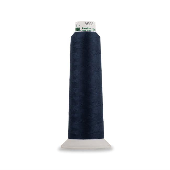 Madeira Poly Navy 2000YD Serger Thread miniatura 4