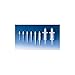 Scilogex 702381 EZ Syringe Tips, Non Sterile, 25 mL Volume, Pack of 50