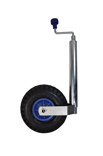 Maypole 48mm 100Kg Pneumatic Telescopic Jockey Wheel for Boat Trailers Caravans
