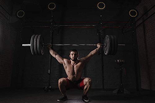 Image of Clout Fitness Olympic Barbell Clamps Collars Quick Release Pair of Locking Weight Clips Fit 2 Inch Barbell for Weightlifting
