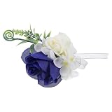 HOMSFOU Pulsera Decorativa para Dama de Corte Flores Artificiales de Seda, Diseño Ajustable y Cómoda para Bodas y Eventos Obsequios