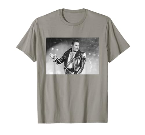 Gira de Freddie Mercury Queen Hammer para Caer en Las Obras Camiseta