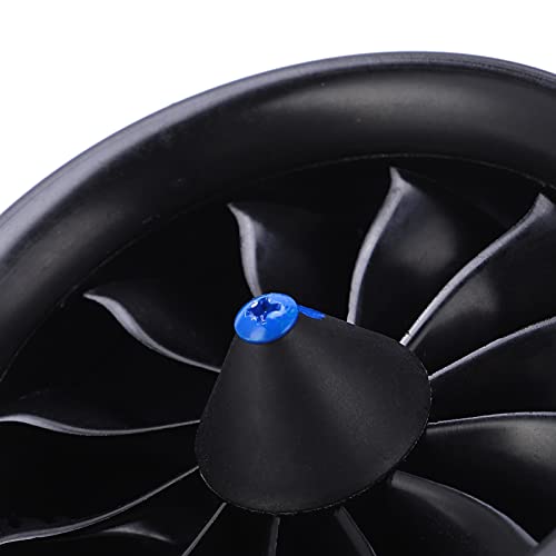 Dilwe EDF 70mm 12 Bl&auml;tter Kanal, CW/CCW, 6S 2100KV ESC Geschwindigkeit Regler Set Verbund Material f&uuml;r RC-Auto (CCW)