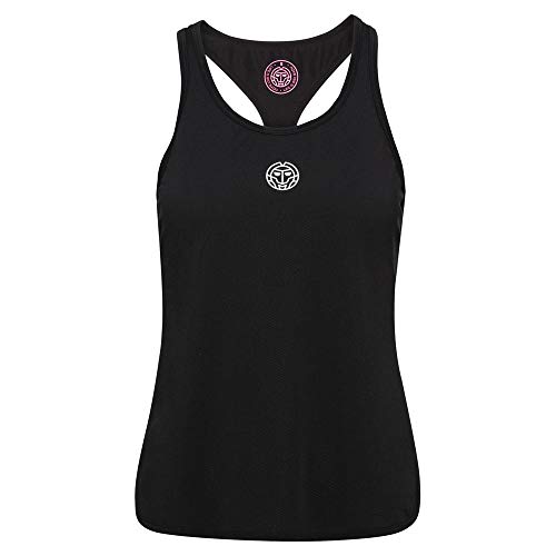 BIDI BADU MEA Tech - Canotta da Donna, Donna, MEA Tech Tank, W334011203-BK, Nero, XS