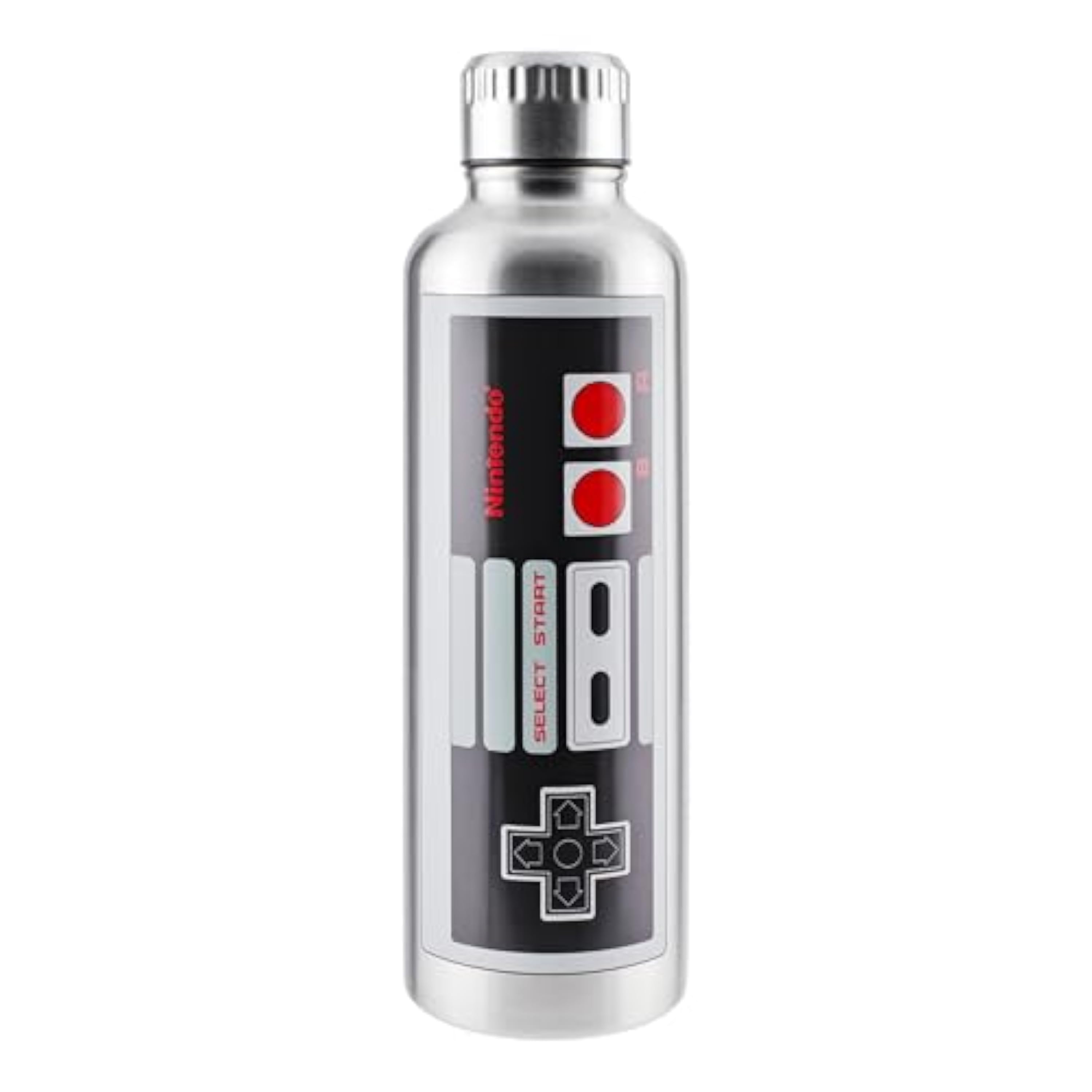 Botella de Agua NES Nintendo - Regalo Retro Oficial, Acero Inoxidable para Bebidas Calientes y Frías 400ml