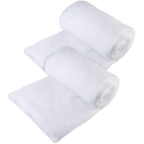 stargo 2 Pack Fake Snow Blanket Roll for Christmas Village