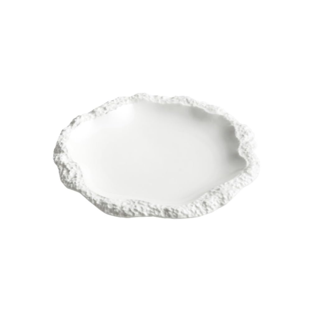 Talerze Obiadowe Talerz z falbanką, talerz warzywny, ceramiczny talerz płaski, talerz płytki, naczynia hotelowe(9.8inch)