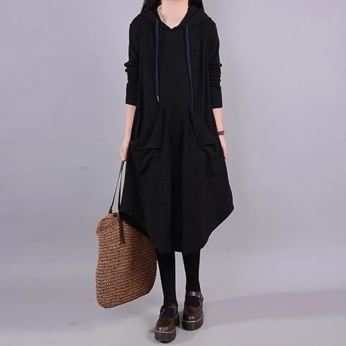 Robe d'hiver décontractée à manches longues, pull doux surdimensionné et chaud - 3