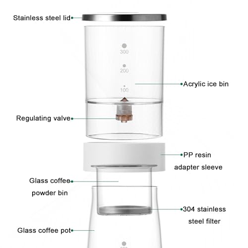 Cafetera de Goteo para Café Frío con Ajuste de Goteo 600 mL miniatura 5