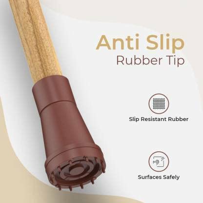 Wooden Brown Walking Stick Adjustable and Anti- Skid Surface for Men and Women Old Age Brown Coated Walking Hand Stick Wooden Brown Walking Stick Adjustable and Anti- Skid Surface for Men and Women Old Age Brown Coated Walking Hand Stick
