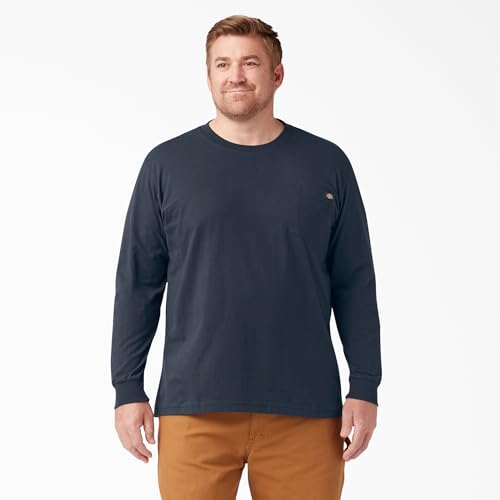 Image of Dickies Men's Big and Tall Long Sleeve Heavyweight Crew Neck