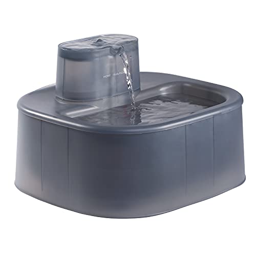 HoneyGuaridan Fuente de agua automática para perros de 6 litros, con bomba silenciosa y 2 filtros Cover