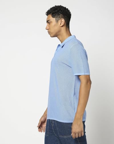 Image of GAP Men's Solid Regular Fit Polo Shirt
