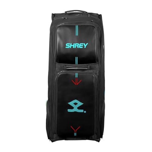 Image of Shrey Meta 150 Wheelie Cricket Bag-Black