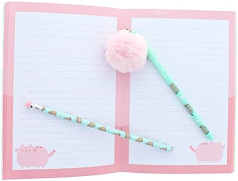 Pusheen Sports Stationery Set | 1x Drinking Bottle, 1x Pen & Pencil Set and 1x Writing Pad | Back to School | Stationary Supplies | Gifts for Girls and Boys