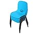 LIFETIME 80472 Kids Stacking Chair (4 Pack), Glacier Blue