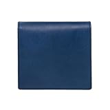 [ミラグロ] オイルドレザー 薄型 二つ折り財布 (メンズ 折り財布 コンパクトウォレット 小銭入れ メンズ ブランド 革 ギフト 春財布 プレゼント 男性 クリスマス 父の日 敬老) ca-mb-669 (ネイビー)