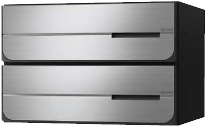Amazon ポスト 郵便受け D All 集合住宅用ポスト Ks Mb4402pu 2l S 静音大型ダイヤル錠 前入れ後出し 2戸用 郵便受け メールボックス