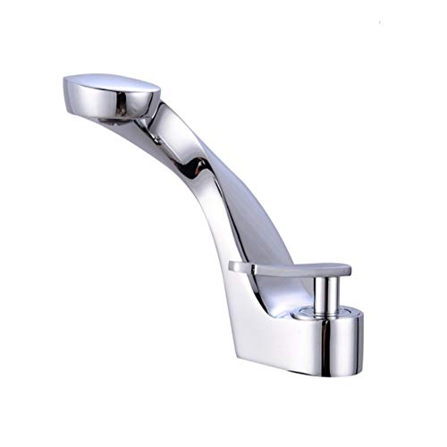 Grifo de lavabo monomando de cobre que evita goteos con agua fría y caliente