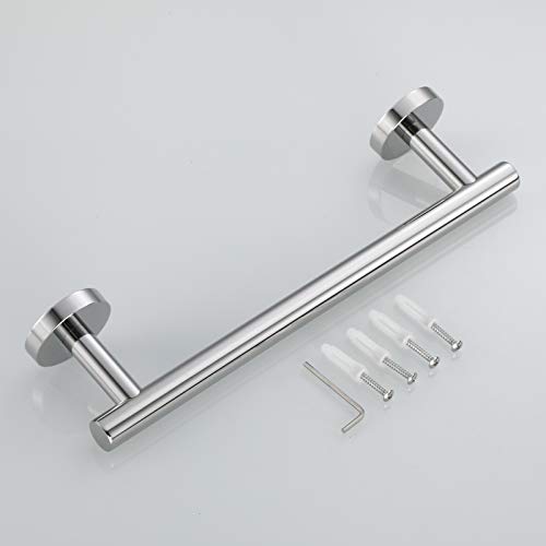 Ushower B08LB4MGJR_CA NARF Polished Chrome Hand Towel Bar, 9-Inch Towel Racks thumb #8