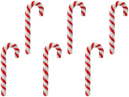 ZUBI THE FUN CANDY Christmas Special Candy Cane Rasberry | Enriched with Vitamin C | Handmade Candy | Raspberry Flavor (6 Candy Canes), 150 gram