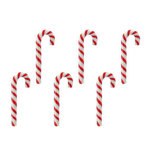 ZUBI THE FUN CANDY Christmas Special Candy Cane Rasberry | Enriched with Vitamin C | Handmade Candy | Raspberry Flavor (6 Candy Canes), 150 gram