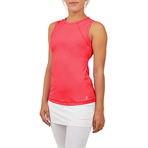 Sofibella Uv Colors Womens Sleeveless Tennis Shirt - Valley Blue/M #TOP2
