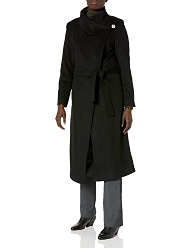 Kenneth Cole New York Women's Full Length Wool Jacket, Black, 2 Kenneth Cole New York Women's Full Length Wool Jacket, Black, 2