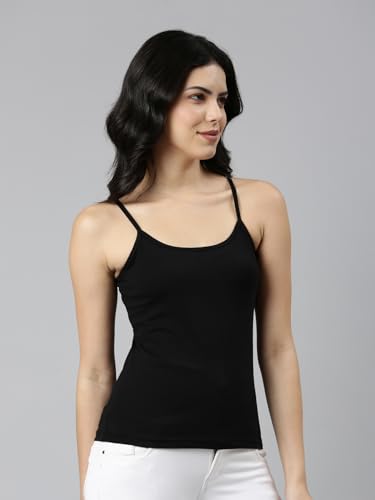 Image of Rupa Jon Premium Regular Fit Camisole for Women, Stretable Cotton Fabric with Adjustable Straps. Pack of 3