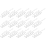 SECFOU Juego de 15 Piezas de Cucharas Medidoras y Palas de Color, Incluye Pala para Hielo y Cucharas para Arroz y Harina, Utensilios Multiusos para Cocina y Bar, Ligero y Fácil