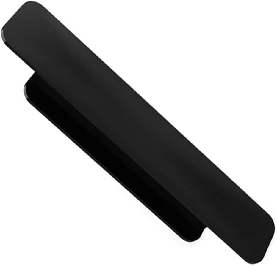 Serrure de porte de chambre lot de 2 poignées rectangulaires à coller pour porte coulissante