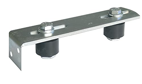 Guide acier zingué H300xL40mm pour portail coulissant robuste - 2