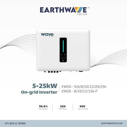 Image of Solar On-Grid Inverter for Home & Office | High Efficiency Grid-Tie Solar Inverter with MPPT Technology | Efficient, Affordable & Long-Lasting Performance | 10 Year Warranty (20 KW)