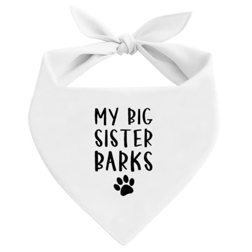 My Big Sister Barks Dog BandanaAzCgybg̃XJ[tANZT[ADPAiEXxr[r[AybgOp}t[A^^p̃ybgpo_i