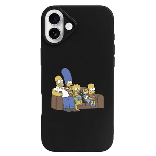 �U�E�V���v�\���Y iPhone16Plus�Ή��P�[�X �ϏՌ� TPU ���^ �A�C�t�H��16Plus�J�o�[ �y�� ���菝�h�~ �X�}�z�P�[�X �l�C �L�����N�^�[ Case