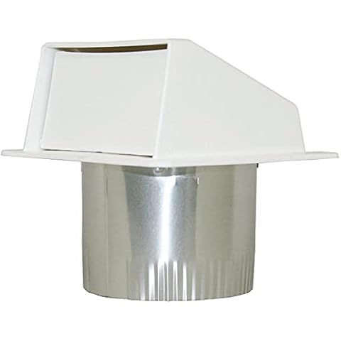 Builder's Best EX-EVW 04 4-Inch Diameter Plastic Eave Vent, White Cover