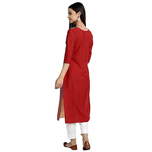 Image of Women's Crepe Straight Kurta