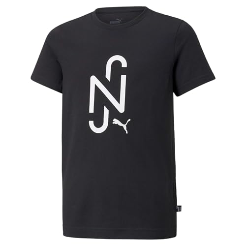 T-shirt Puma NJR 2.0 Logo Jr pour garçon en coton noir