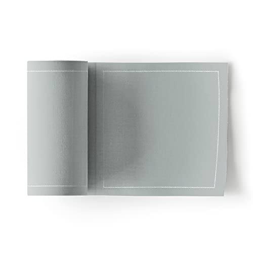 Servilletas de algodón para cóctel gris 50 unidades miniatura 1