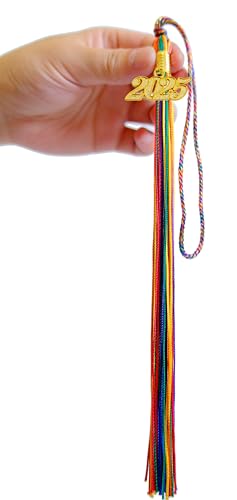 Image of Graduation Tassel 2025,Rainbow Tassel 2025