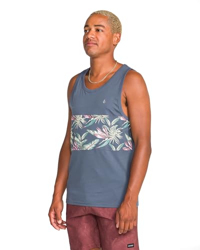 Volcom Men's Summerside Tank Top – Soft Cotton Sleeveless Shirt with Graphic Print3