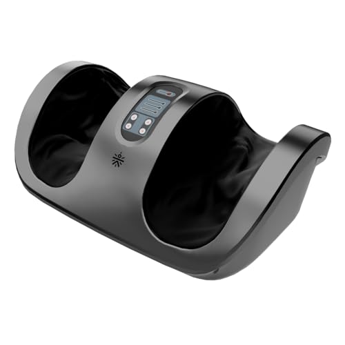 Image of Cult Electric Relax Foot Massager With Shiatsu & Vibration Therapy, 4 Automatic Programs, Enhances Blood Circulation, Pain Relief Foot Massager,Grey