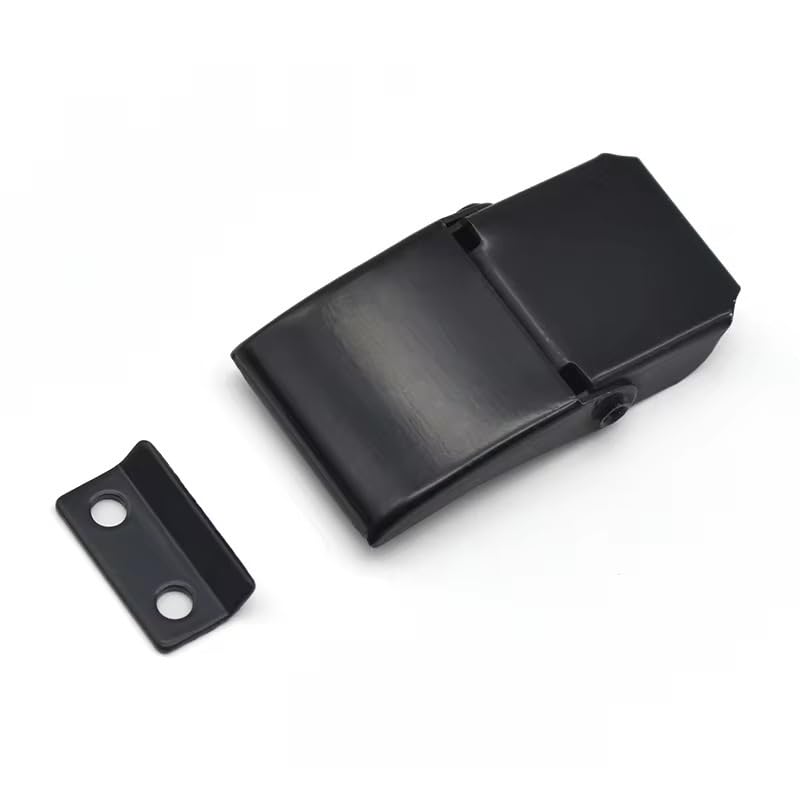 Lequel choisir ? Loquet à bascule noir en acier à ressort pour boîte à outils