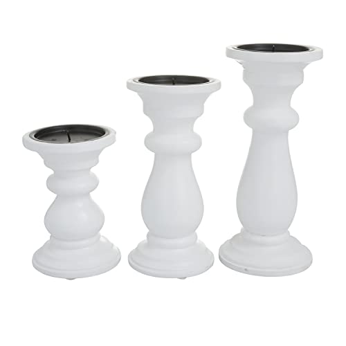 Deco 79 081081 Mango Wood Turned Style Pillar Candle Holder thumb #8