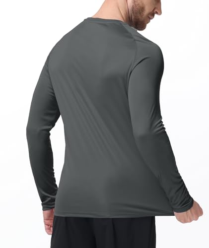ZITY Mens UPF 50+ Sun Protection Shirts Long Sleeve Lightweight Rash Guard - image 2